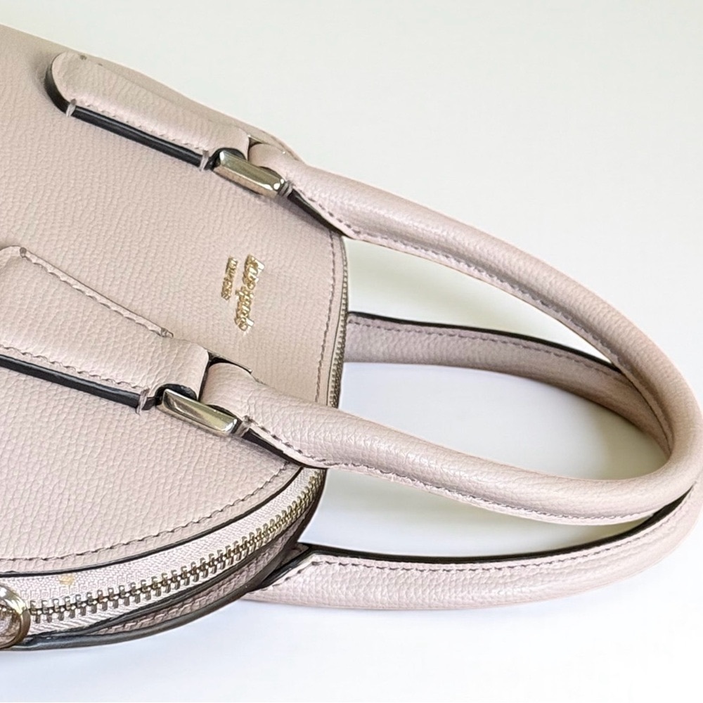 Authentic Kate Spade Soft Pink Leather Satchel Crossbody Handbag - Picture 10 of 16